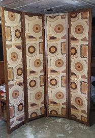 Separè/paravento legno stoffa