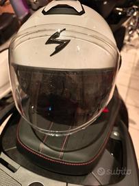 casco scorpion jet bianco taglia XL 