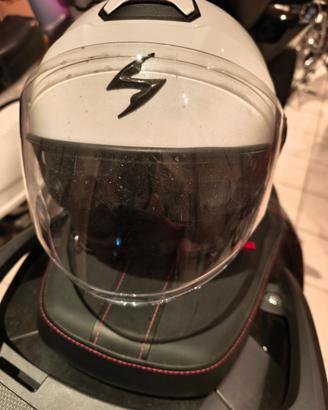 casco scorpion jet bianco taglia XL 