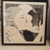 Stampa Diabolik 46/60 firmata Enzo Facciolo