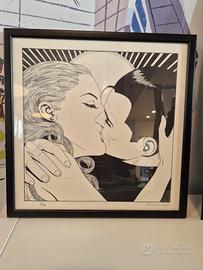 Stampa Diabolik 46/60 firmata Enzo Facciolo