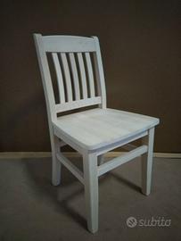 5 SEDIE  NUOVE Legno al Fusto Grezzo e Altri  Tipi