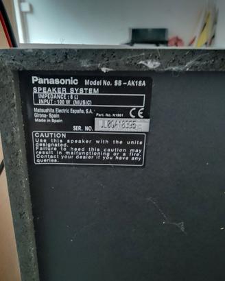 due coppie di casse stereo