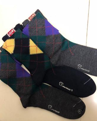 calze Gallo da uomo a rombi colorati-misura 11