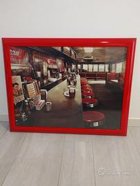 Quadro stile diner americano