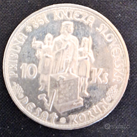Slovacchia Slovenska 10 corone 1944 argento