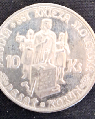 Slovacchia Slovenska 10 corone 1944 argento