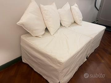 Coppia di pouf letto divano