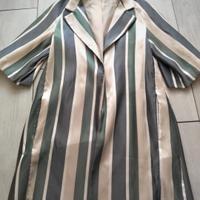 Blazer lungo a righe – YOUTH – taglia comoda✨  