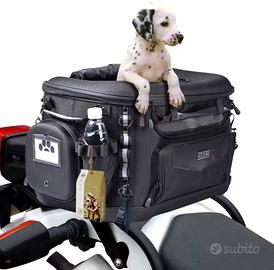 Trasportino impermeabile per moto - cane gatto -