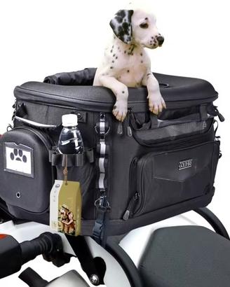 Trasportino impermeabile per moto - cane gatto -