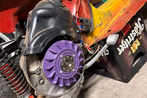 Ventola alleggerita coprivolano vespacross PETG-Cf