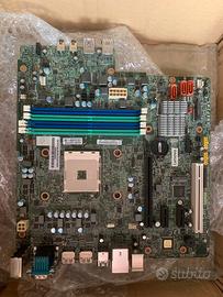 scheda madre AM4 +psu+cavi+placca+lettcd