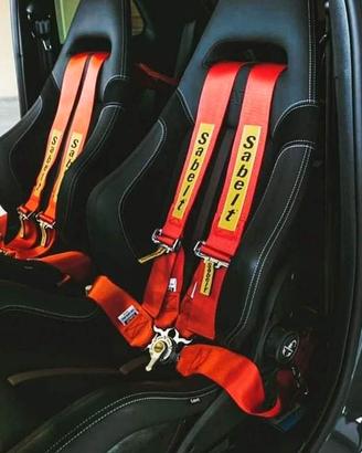 Cintura Sabelt 4 punti Tuning per Abarth