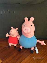 Due Peluche Peppa Pig