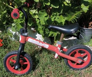 Bici senza pedali Extreme Red Bullet Balance Bike