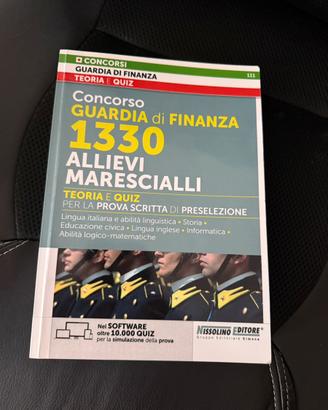 Libro teoria e test concorso Guardia di Finanza