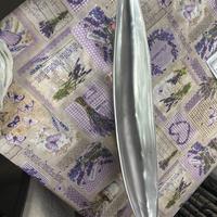 Vaso/centro tavola in alluminio