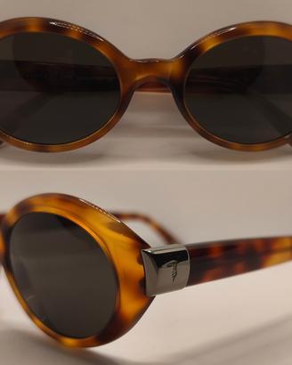 TRUSSARDI occhiale sole donna NUOVO ovale maculato