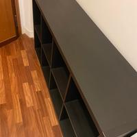 Libreria ikea nera