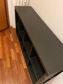 Libreria ikea nera
