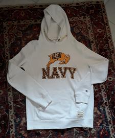 Champion felpa bianca collegiate