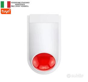 Sirena Allarme WiFi Esterna 120dB SOS Antipanico