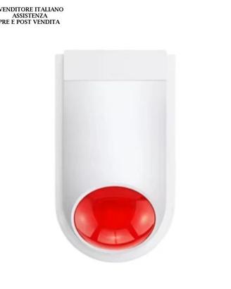Sirena Allarme WiFi Esterna 120dB SOS Antipanico