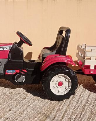 trattore + rimorchio usato per bambini 