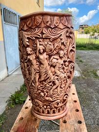 Porta ombrelli ceramica smaltata anni 60