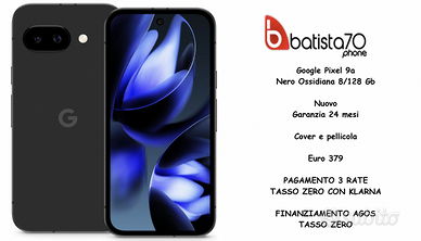 Google Pixel 9a Nero Ossidiana 8/128 Gb