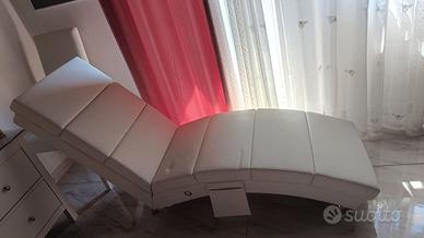 Chaise longue / poltrona relax bianca