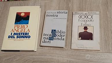3 libri piero angela misteri sonno il.naso gogol s