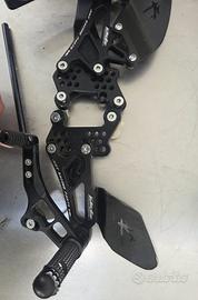 Pedane regolabili Valtermoto Yamaha r6 2006 2024