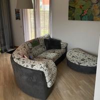 Divano ad angolo con isola