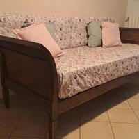 letto a barca in legno