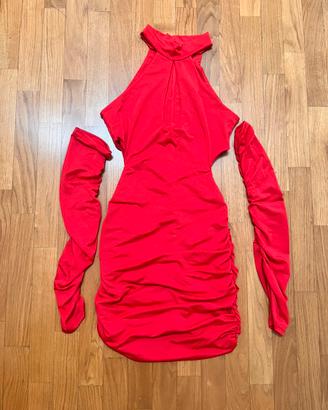 Vestito mini aderente SHEIN rosso
