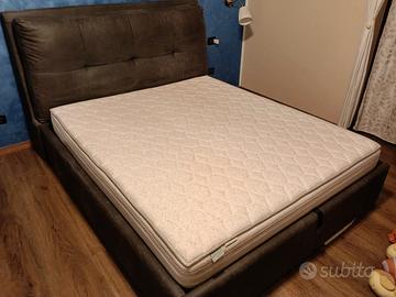 Letto contenitore con materasso 