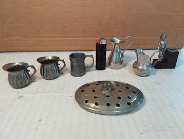 Piccoli Oggetti in Peltro vintage