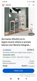 scrivania Deghi nuova 