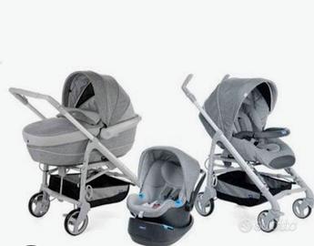 Trio love Chicco argento e bianco