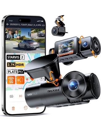 VANTRUE N4S Dash Cam Auto 3 Canali