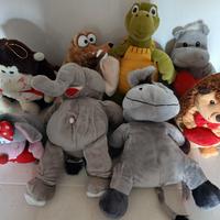 peluche vari tipi e altezze
