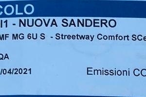 Dacia Sandero streetway confort