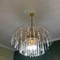 Lampadario a gocce con 2 applique uguali