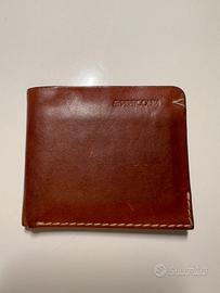 Portafoglio Particolari vera pelle marrone