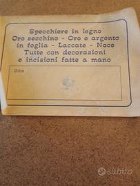 Specchiera in legno decorata a mano – 74×91 cm