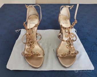 Sandalo gioiello Stuart Weitzman bronzo/dorato