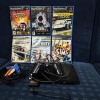 Play station 2, più 6 giochi 