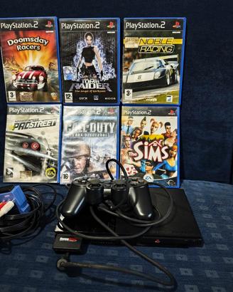 Play station 2, più 6 giochi 
